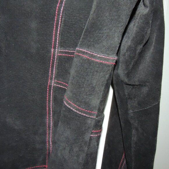 Suede, leather coat - Picture 8 of 9